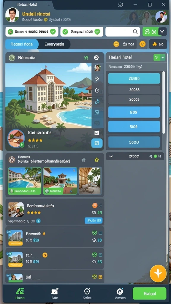 bulantogel - Antarmuka aplikasi yang mudah digunakan dan menarik.